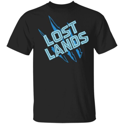 Excision Merch Lost Lands Slasher Tee Black Blue