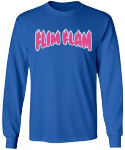 Flimflam Merch Flaming Text Long Sleeve Flimflam Merch Flaming Text Long Sleeve