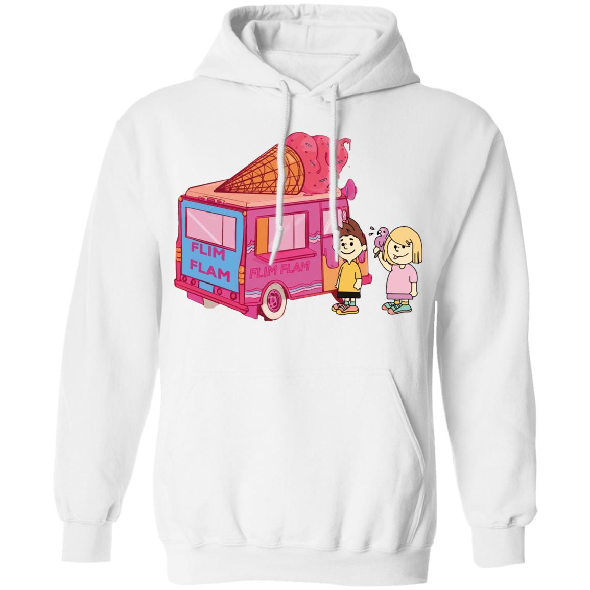 Flimflam Merch Ice Cream Truck Hoodie Flimflam Merch Ice Cream Truck Hoodie