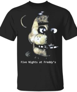 Fnaf Merch Five Nights At Freddy’s Black T-Shirt Fnaf Merch Five Nights At Freddy’s Black T-Shirt