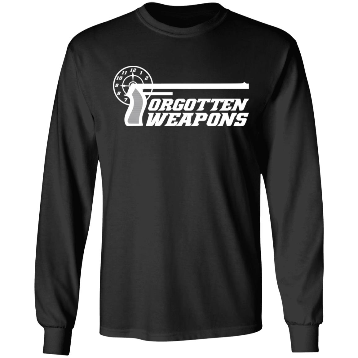 Forgotten Weapons Merch Logo Black Longsleeve Forgotten Weapons Merch Logo Black Longsleeve