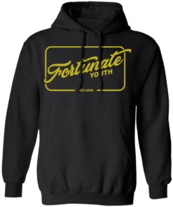 Fortunate Youth Merch Cursive Maroon Hoodie Fortunate Youth Merch Cursive Maroon Hoodie