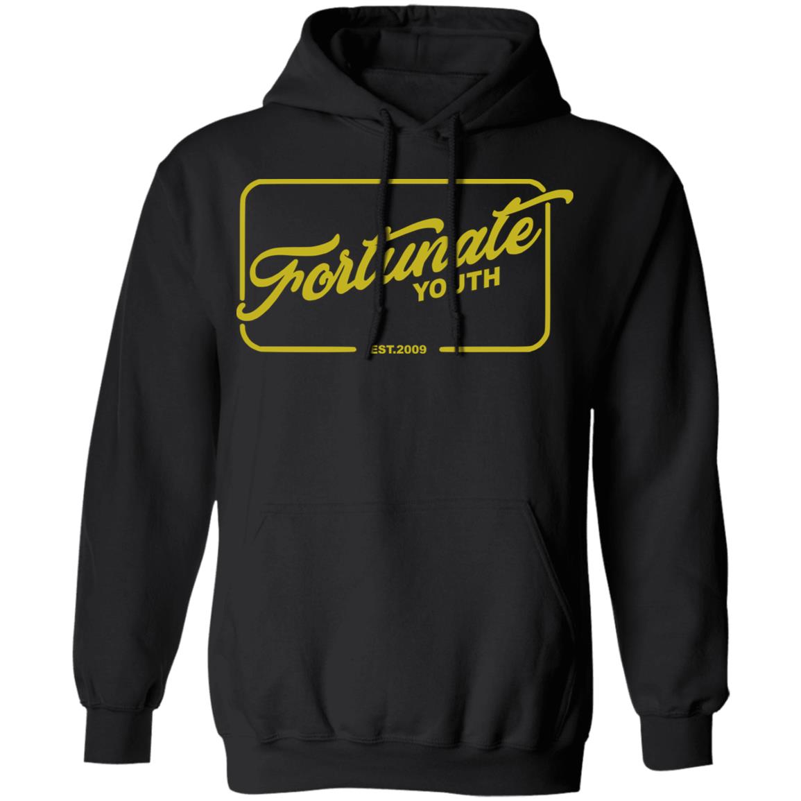 Fortunate Youth Merch Cursive Maroon Hoodie Fortunate Youth Merch Cursive Maroon Hoodie