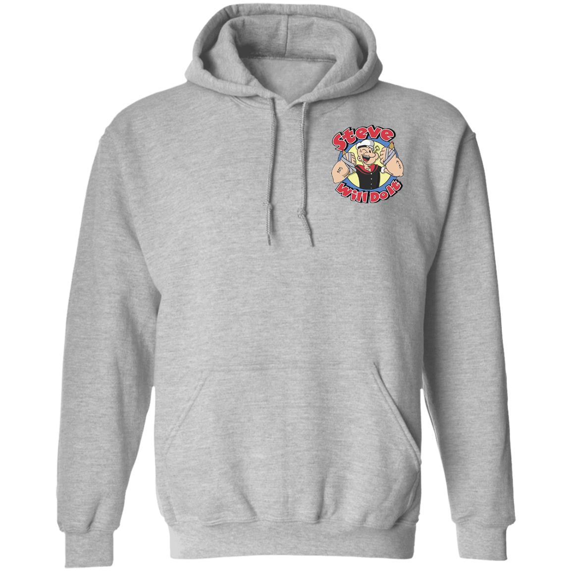 Fullsend Merch Nelk Boys Grey Stevewilldoit Popeye Hoodie Fullsend Merch Nelk Boys Grey Stevewilldoit Popeye Hoodie
