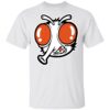 Funnymike Merch Metallic Orange Stoopid Fly White Shirt