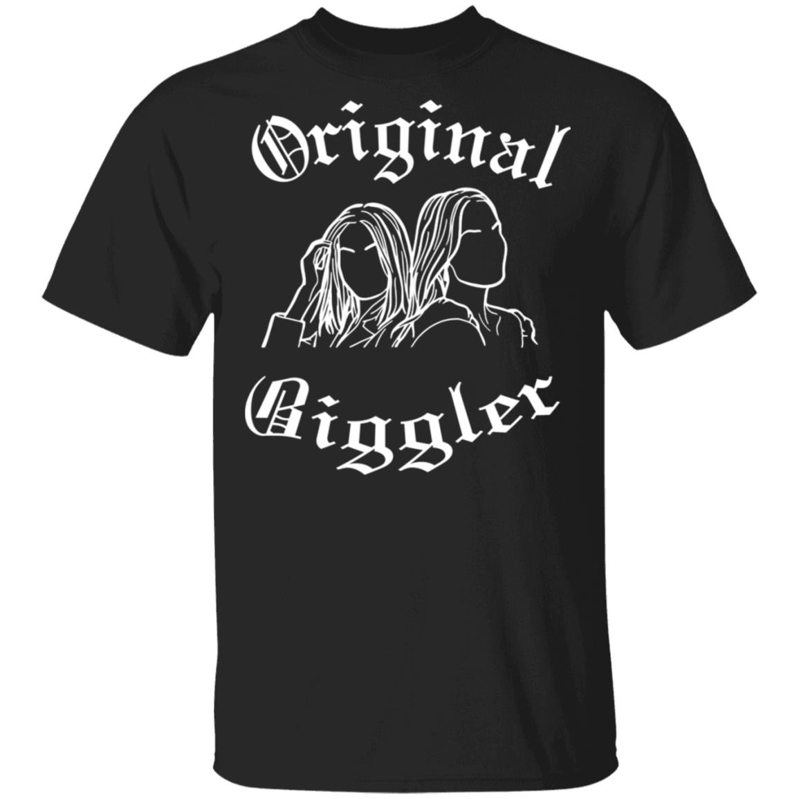 Giggly Squad Merch Original Giggler Black Tee Giggly Squad Merch Original Giggler Black Tee