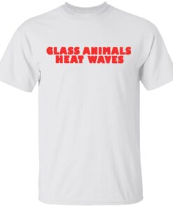 Glass Animals Merch Heatwaves White T-Shirt Glass Animals Merch Heatwaves White T-Shirt
