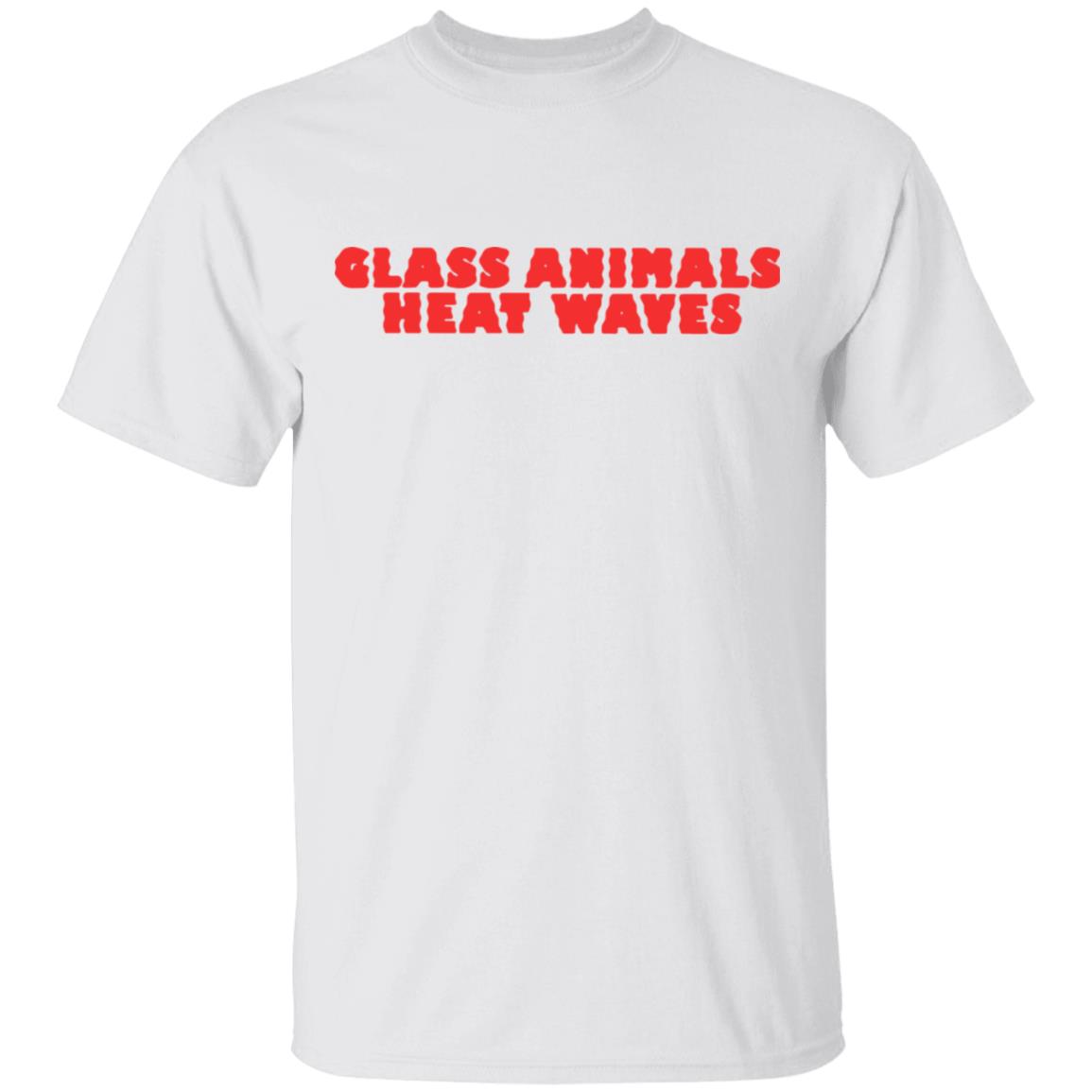 Glass Animals Merch Heatwaves White T-Shirt Glass Animals Merch Heatwaves White T-Shirt
