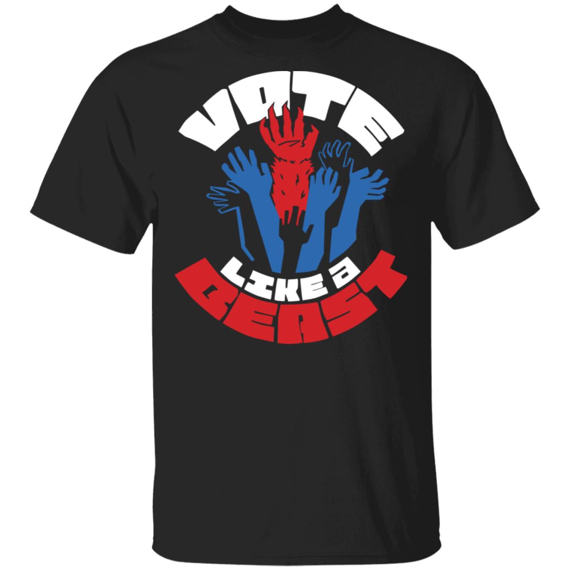 Good Mythical Morning Merch Vote Like A Beast Tee Good Mythical Morning Merch Vote Like A Beast Tee