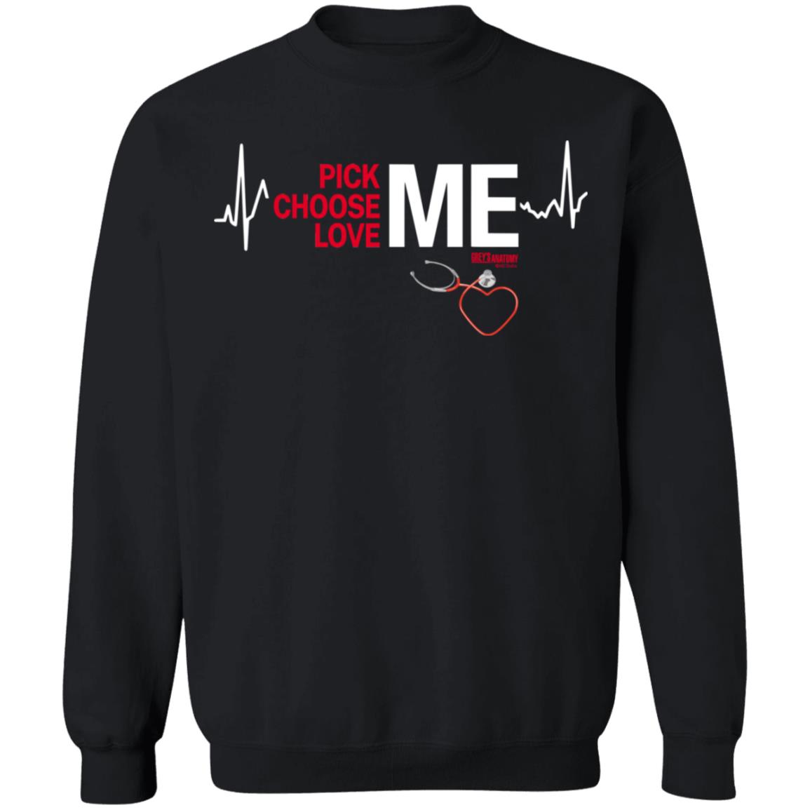 Greys Anatomy Merch Grey's Anatomy Pick Me Choose Me Love Me Hooded Sweatshirt Greys Anatomy Merch Grey's Anatomy Pick Me Choose Me Love Me Hooded Sweatshirt