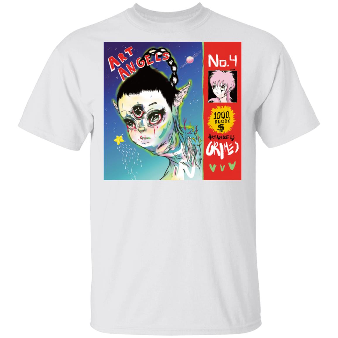 Grimes Merch Art Angels T-Shirt Grimes Merch Art Angels T-Shirt