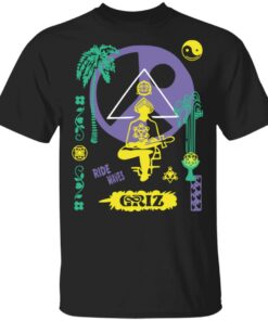 Griz Merch Ride Waves Season Two Tour T-Shirt Griz Merch Ride Waves Season Two Tour T-Shirt