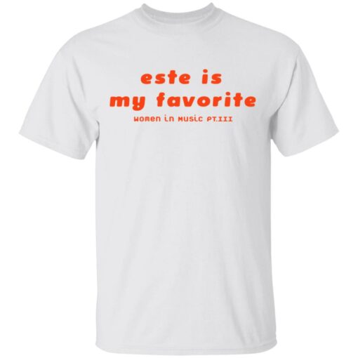 Haim Merch Este Is My Favorite Tee