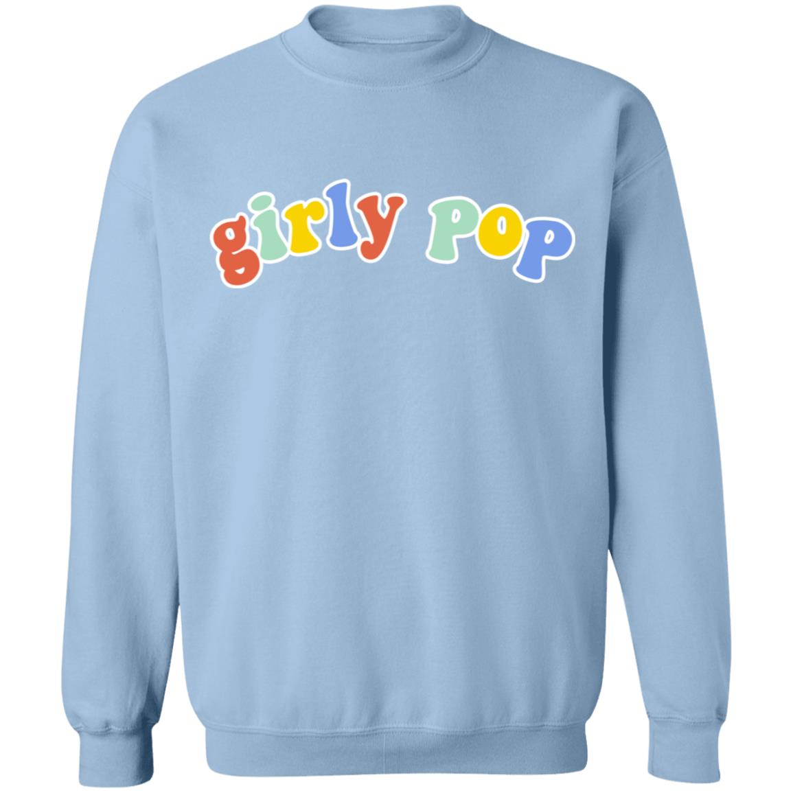 Haley Pham Merch Girly Pop Blue Crewneck Haley Pham Merch Girly Pop Blue Crewneck