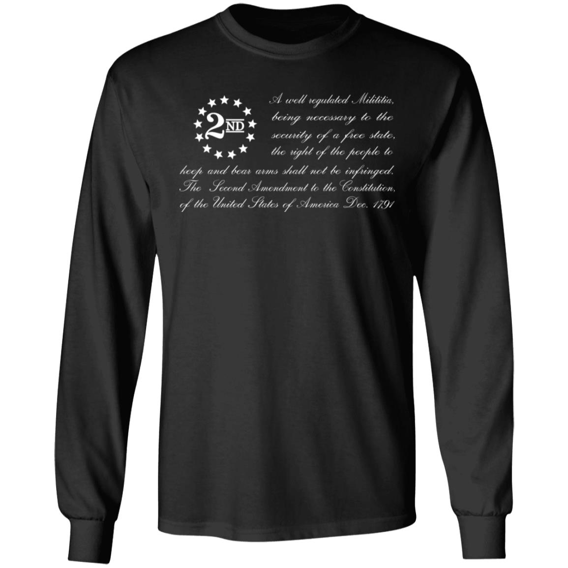 Hodgetwins Merch 2nd Amendment Logo Long Sleeve T-Shirt Hodgetwins Merch 2nd Amendment Logo Long Sleeve T-Shirt