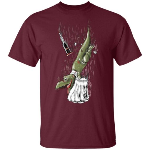 How Ridiculous Merch Falling Rexy With Hulks Fist Shirt
