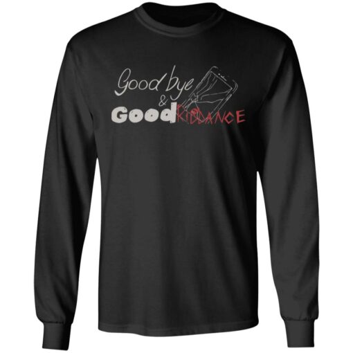 Juice Wrld Official Merch Goodbye Good Riddance Long Sleeve In Black