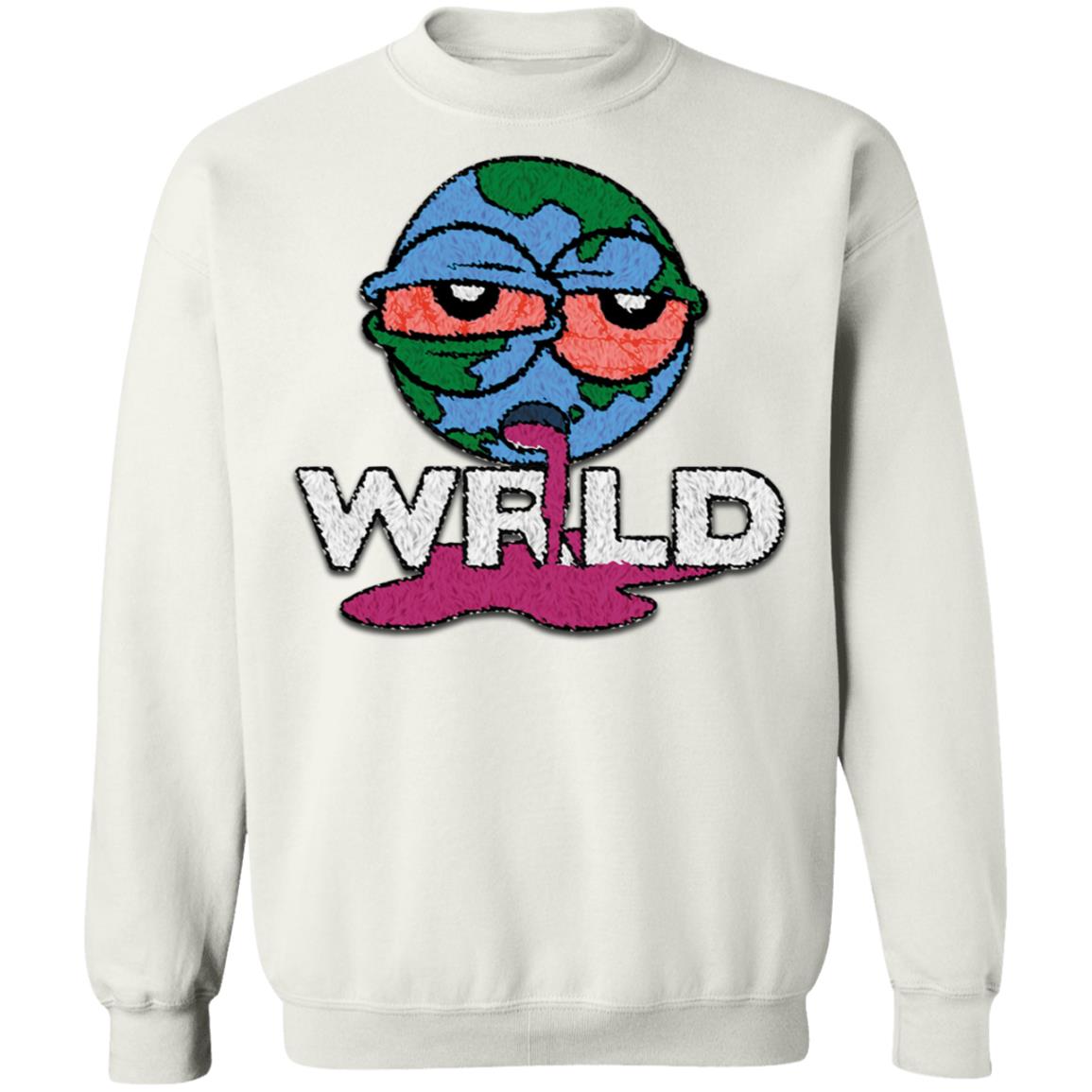 Juice Wrld Official Merch Wasted Crewneck White Juice Wrld Official Merch Wasted Crewneck White