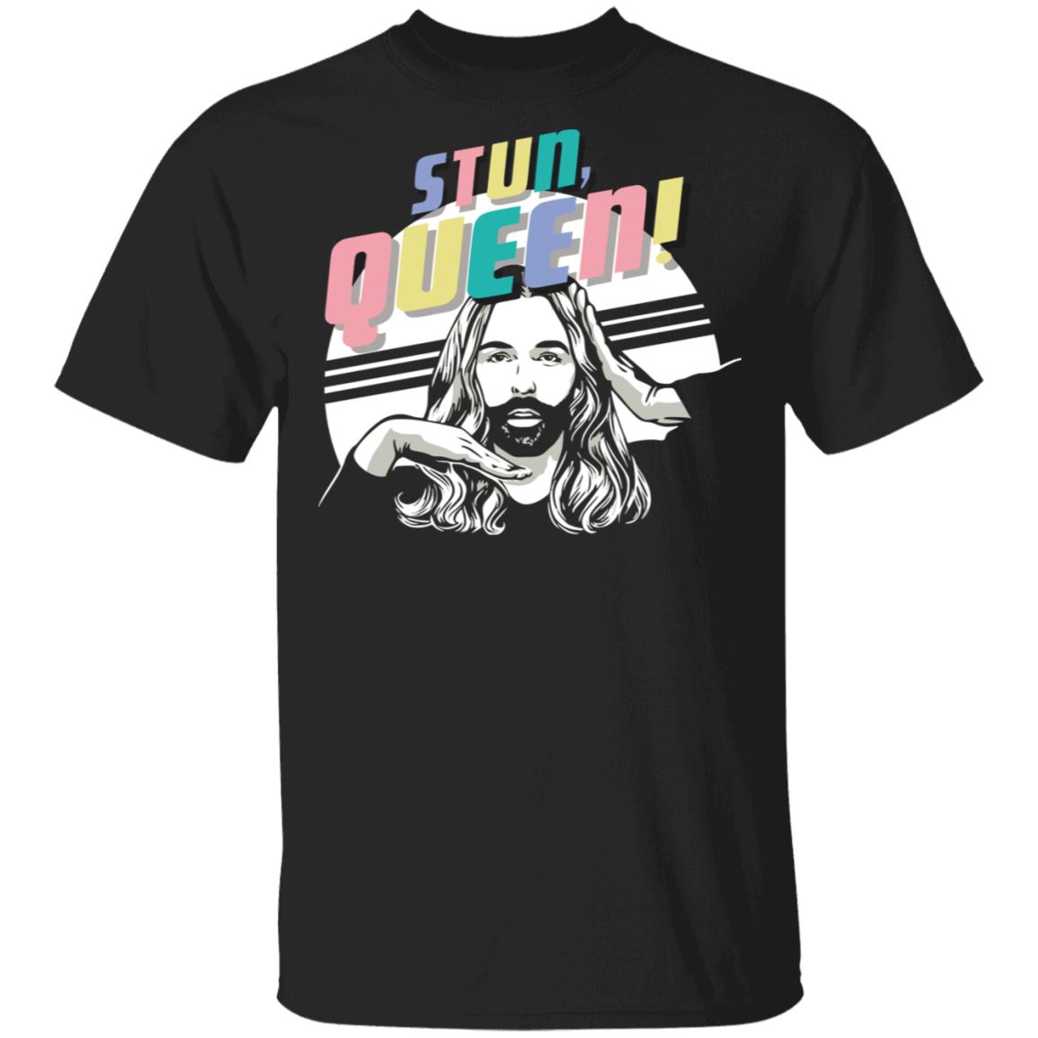 Jvn Merch Jonathan Van Ness Rainbow Print Tee Jvn Merch Jonathan Van Ness Rainbow Print Tee