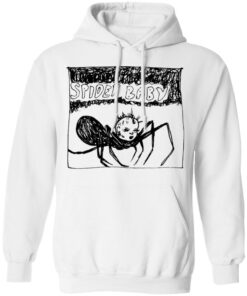 Kurt Cobain Merch Spider Baby White Hoodie Kurt Cobain Merch Spider Baby White Hoodie
