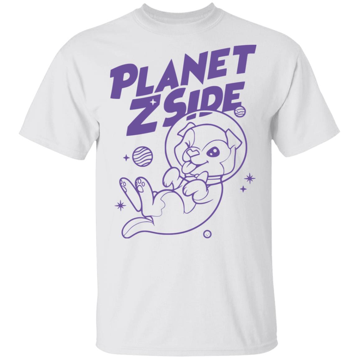 Laurenzside Merch Planet Z Side White Tee Laurenzside Merch Planet Z Side White Tee