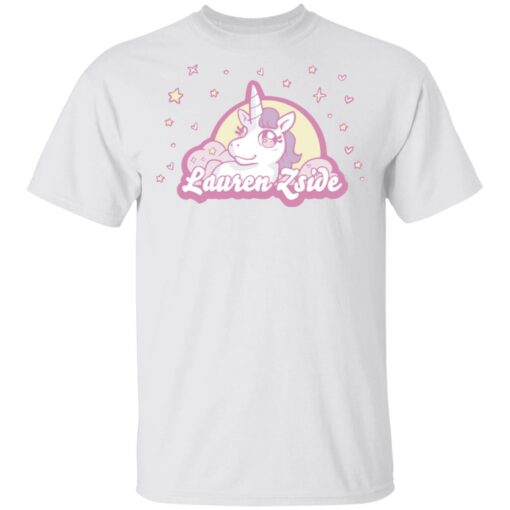 Laurenzside Merch Unicorn Dreams White Tee