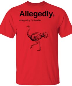 Letterkenny Merch Allegedly Red T-Shirt Letterkenny Merch Allegedly Red T-Shirt