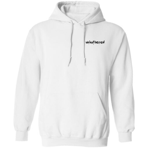 Lil Skies Merch Unbothered Hoodie White