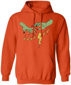 Lonely Ghost Merch Bolts Orange Hoodie Lonely Ghost Merch Bolts Orange Hoodie