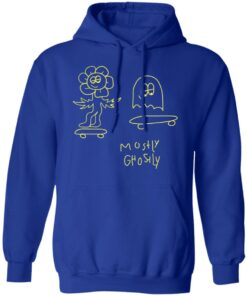Lonely Ghost Merch Mostly Ghostly Hoodie Lonely Ghost Merch Mostly Ghostly Hoodie