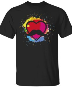 Loverfella Merch Lover Paint Splatter Short-Sleeve T-Shirt Loverfella Merch Lover Paint Splatter Short-Sleeve T-Shirt