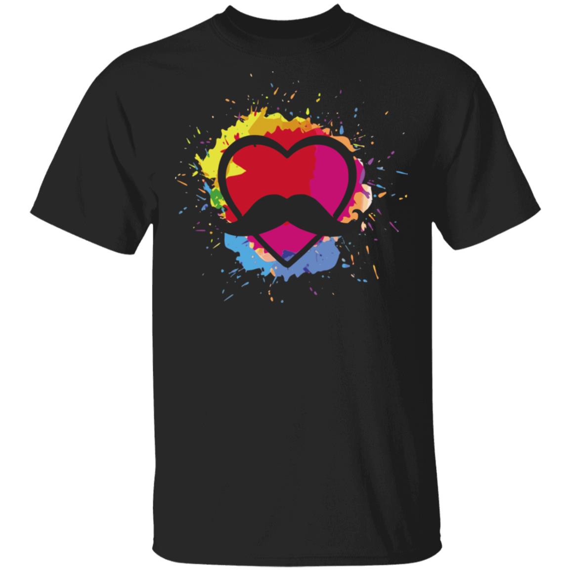 Loverfella Merch Lover Paint Splatter Short-Sleeve T-Shirt Loverfella Merch Lover Paint Splatter Short-Sleeve T-Shirt