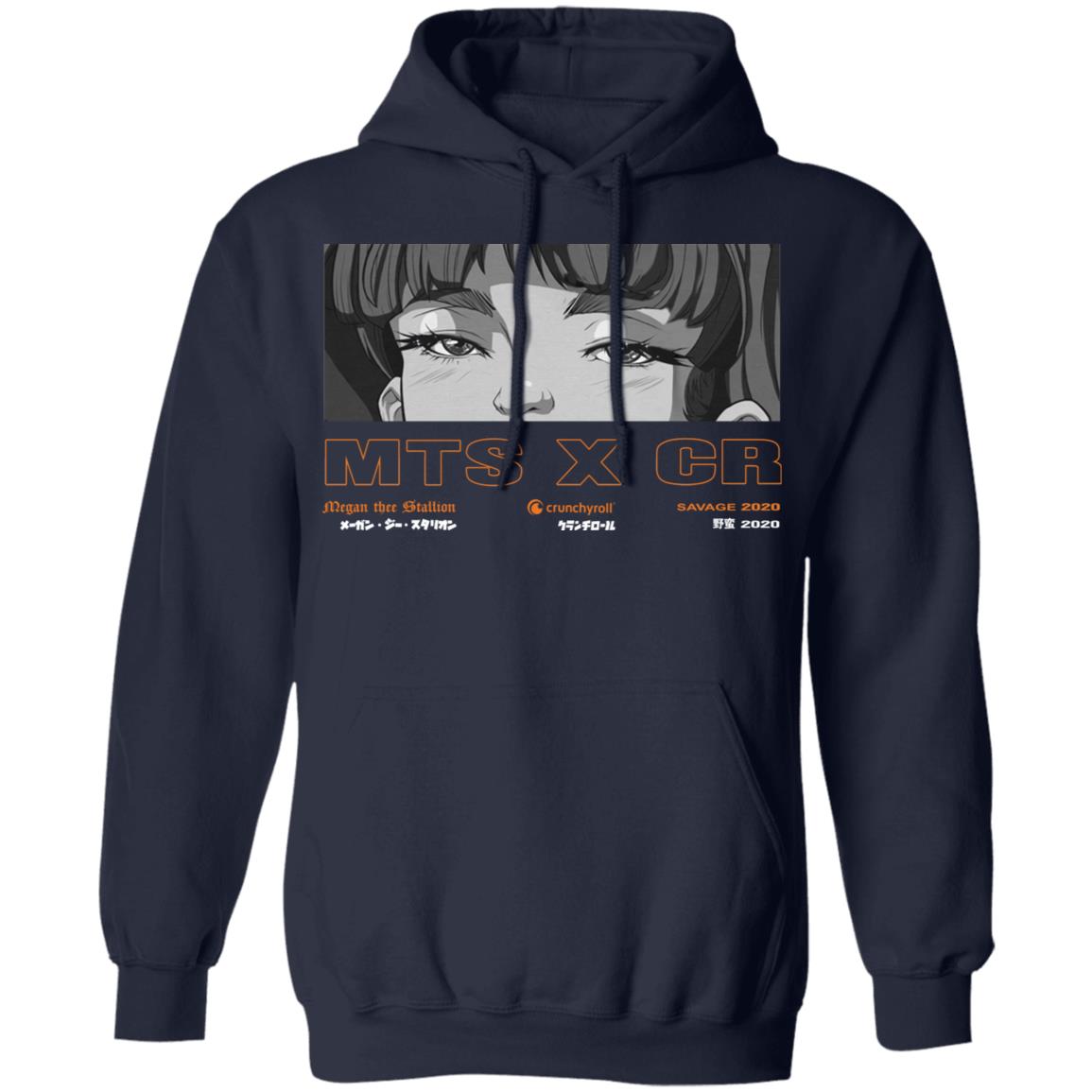 Megan Thee Stallion Crunchyroll Merch Anime Eyes Hoodie Megan Thee Stallion Crunchyroll Merch Anime Eyes Hoodie