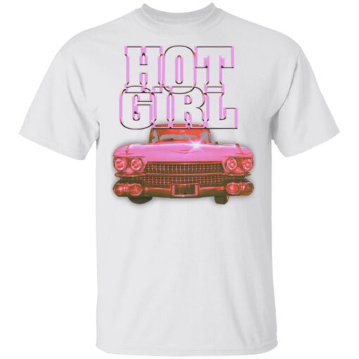 Megan Thee Stallion Merch Pink Hot Girl Caddie White T-Shirt