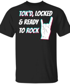 Merch Method Tom Segura Tok’d And Ready To Rock Black Tee Merch Method Tom Segura Tok’d And Ready To Rock Black Tee