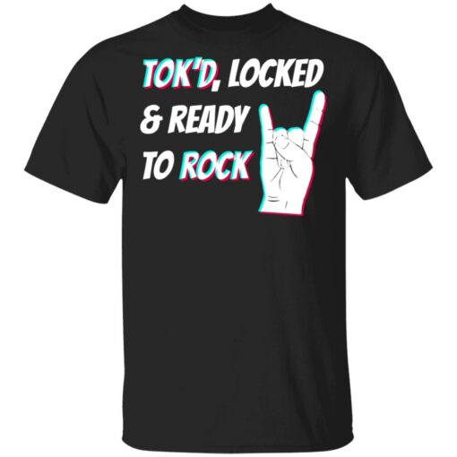 Merch Method Tom Segura Tok’d And Ready To Rock Black Tee