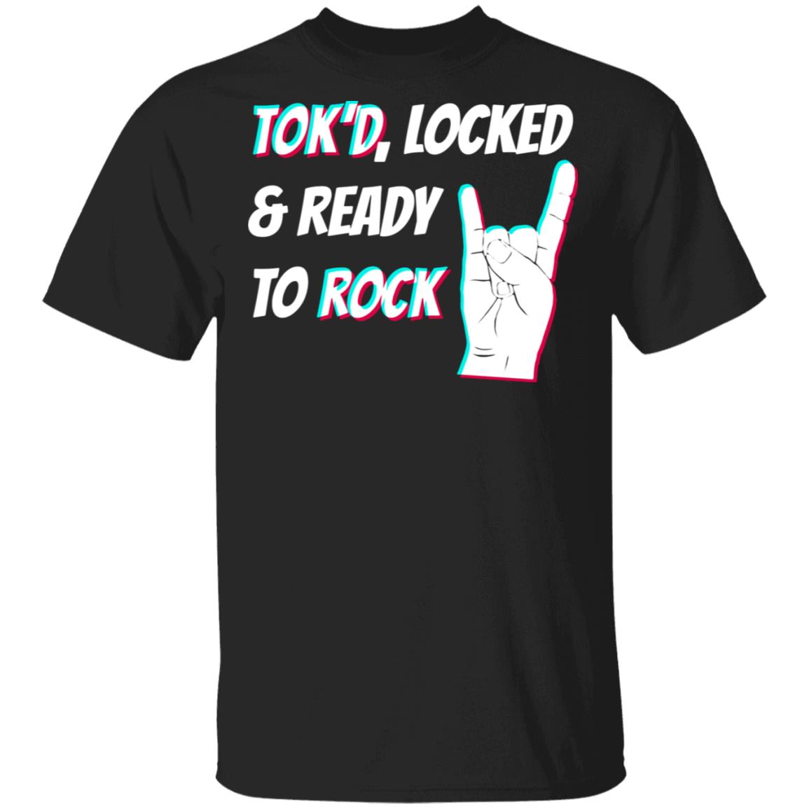Merch Method Tom Segura Tok'd And Ready To Rock Black Tee Merch Method Tom Segura Tok'd And Ready To Rock Black Tee