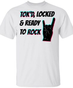 Merch Method Tom Segura Tok’d And Ready To Rock White Tee Merch Method Tom Segura Tok’d And Ready To Rock White Tee