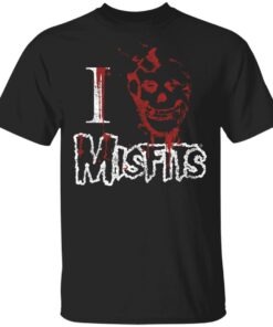 Misfits Merch I Heart Misfits T-Shirt Misfits Merch I Heart Misfits T-Shirt