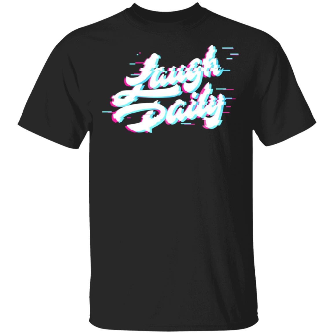Morejstu Merch Laugh Daily Glitch Shirt Morejstu Merch Laugh Daily Glitch Shirt