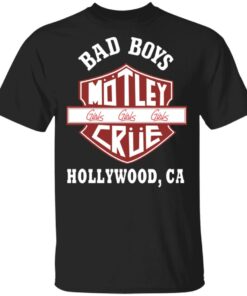 Motley Crue T Shirt Bad Boys Tee Motley Crue T Shirt Bad Boys Tee