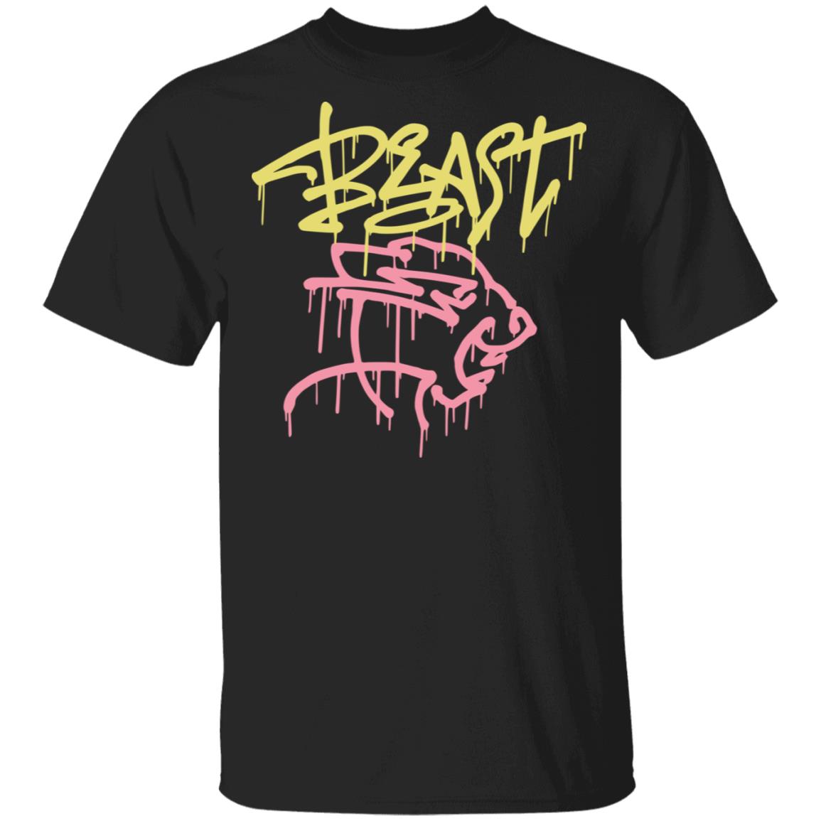 Mrbeast Merch Graffiti Beast Tee Mrbeast Merch Graffiti Beast Tee