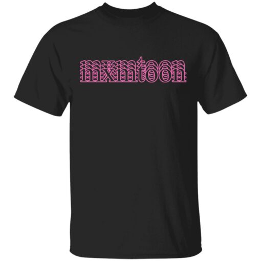 Mxmtoon Merch Repeating Logo Long Sleeve Tee