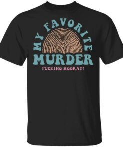 Myfavoritemurder Merch Fingerprint Rainbow Unisex Tee Myfavoritemurder Merch Fingerprint Rainbow Unisex Tee