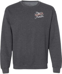 Myfavoritemurder Merch Script Logo Crewneck Sweatshirt Myfavoritemurder Merch Script Logo Crewneck Sweatshirt