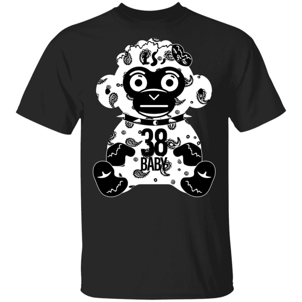 NBA Youngboy Merch Paisley Monkey T Shirt Black NBA Youngboy Merch Paisley Monkey T Shirt Black