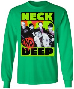 Neck Deep Merch Green Promo Longsleeve Neck Deep Merch Green Promo Longsleeve