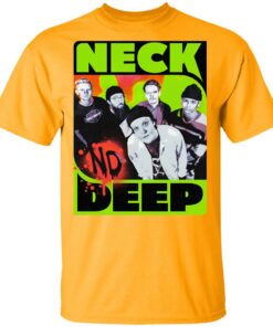 Neck Deep Merch Yellow Promo Tee Neck Deep Merch Yellow Promo Tee