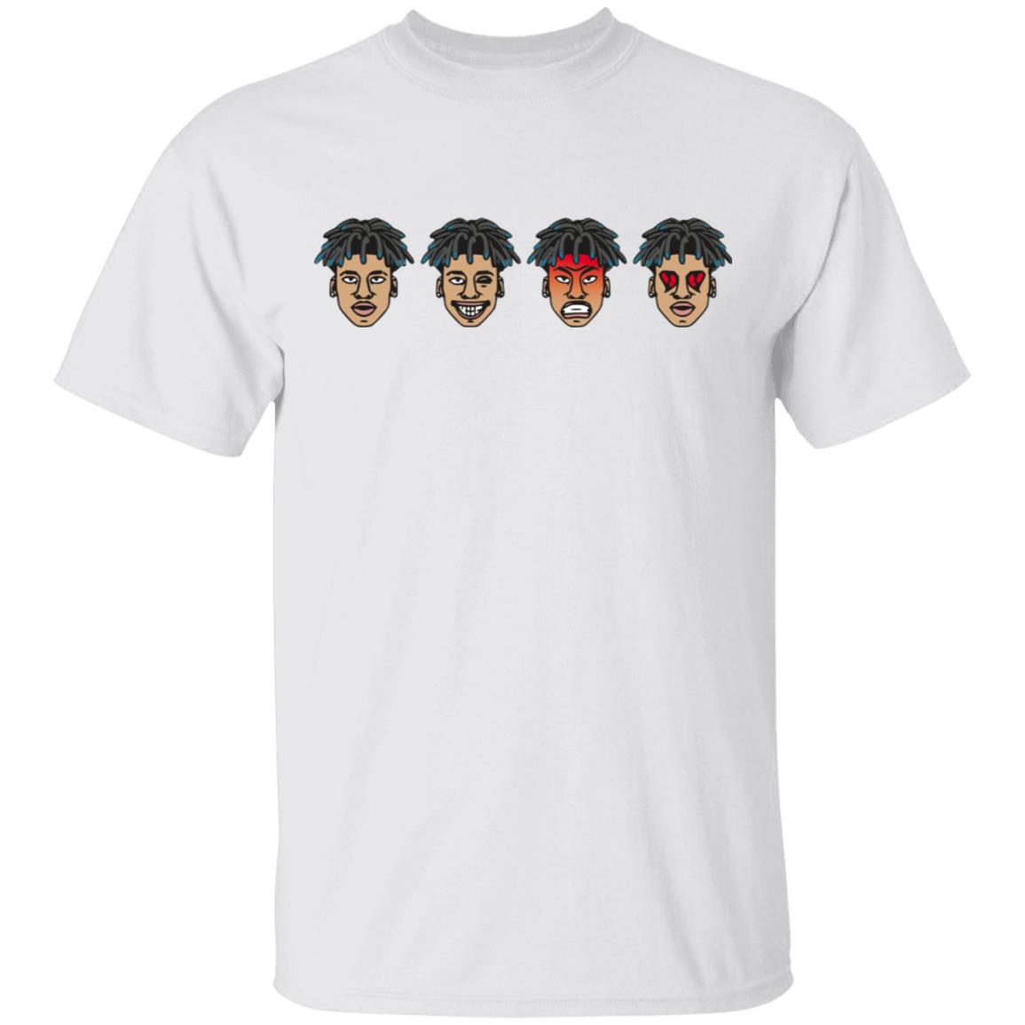 Nle Choppa Merch Nle Choppa Mood Swings Emoji White T-Shirt Nle Choppa Merch Nle Choppa Mood Swings Emoji White T-Shirt