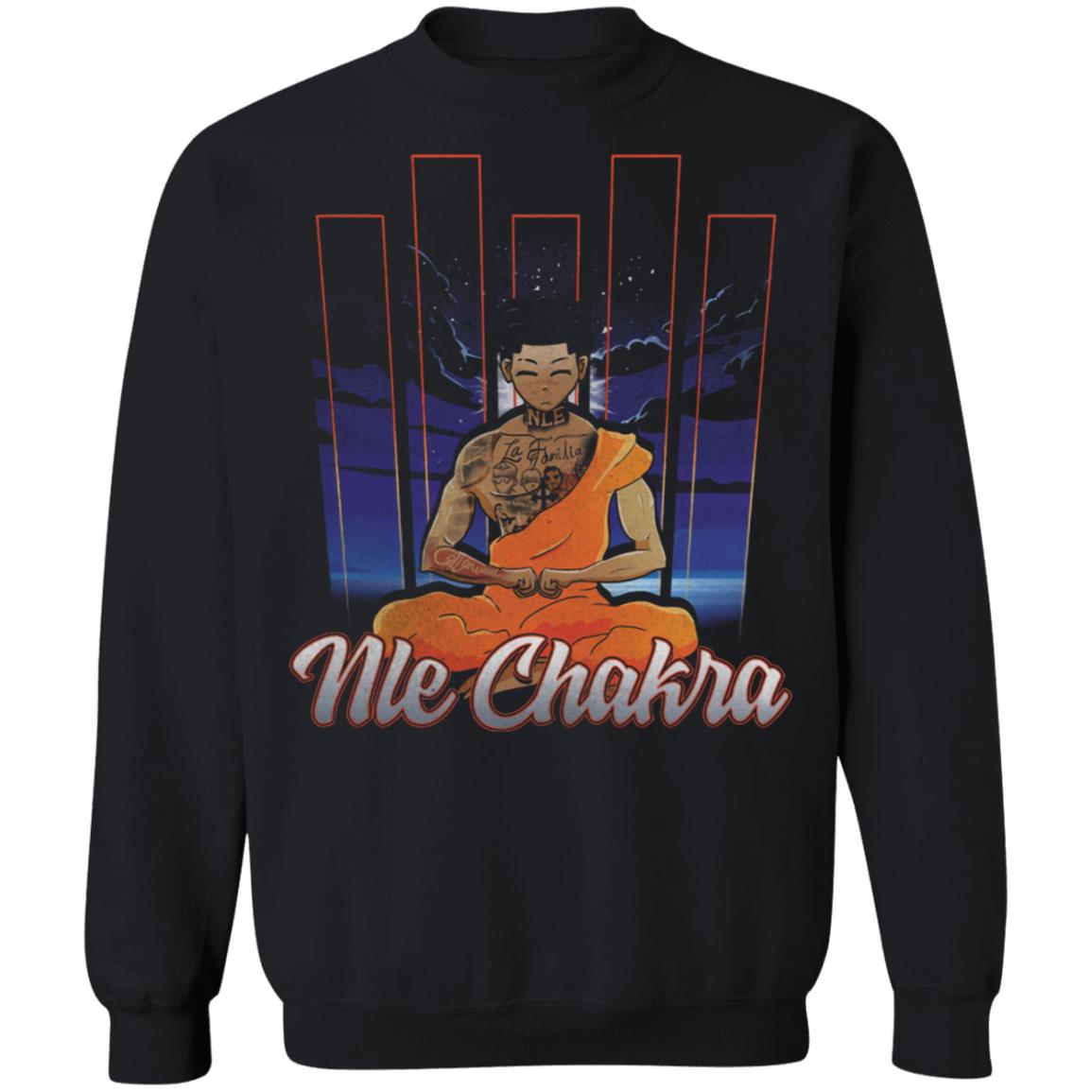 Nle Choppa Merch Nle Choppa NLE Chakra Long Sleeve T-Shirt Nle Choppa Merch Nle Choppa NLE Chakra Long Sleeve T-Shirt
